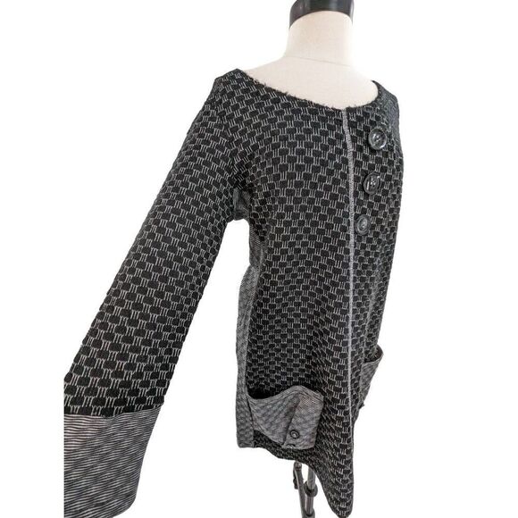 Papillon Women's Long Sleeve Colorblock Tunic Dress Size Large - Picture 5 of 16